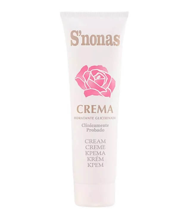 S'NONAS | CREMA HIDRATANTE GLICERINADA CLINICAMENTE PROBADO CRÈME